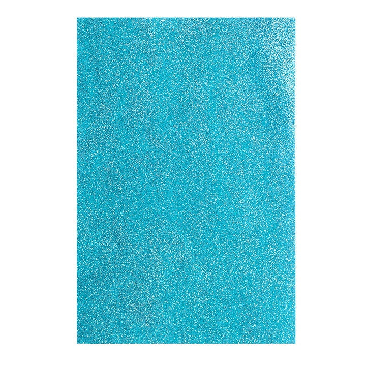 Selbstklebende Glitzer-Moosgummi-Platte EVA 20x30 cm | verschiedene Farben