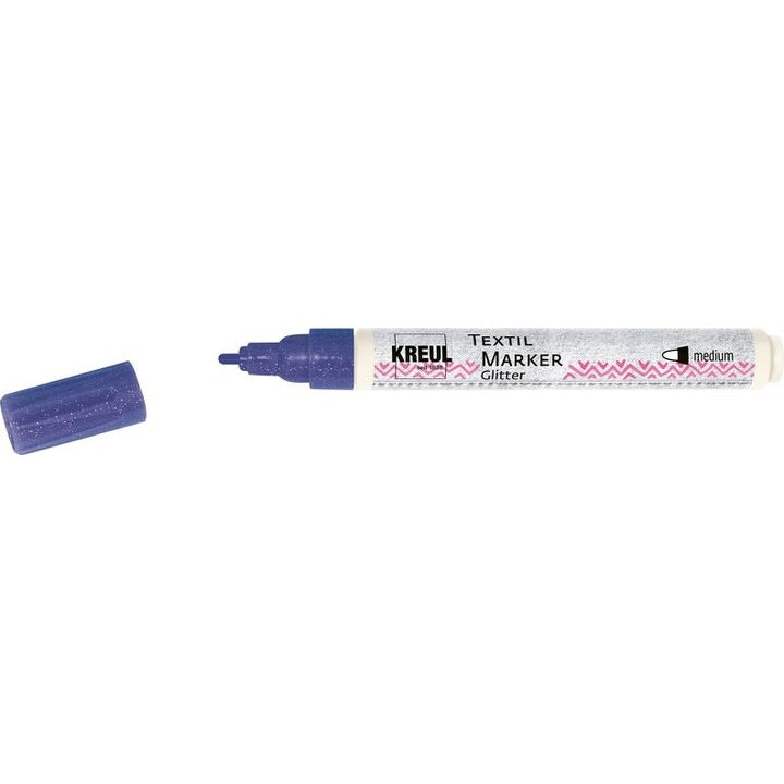 KREUL Textilmarker mit Glitzereffekt Medium | verschiedene Farben — Bild 5