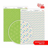 Τρυφερότητα Λουλούδια A4 χαρτιά Scrapbooking | Διάφορα σχέδια