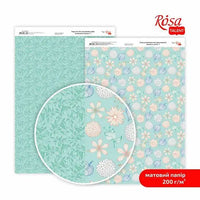 Τρυφερότητα Λουλούδια A4 χαρτιά Scrapbooking | Διάφορα σχέδια