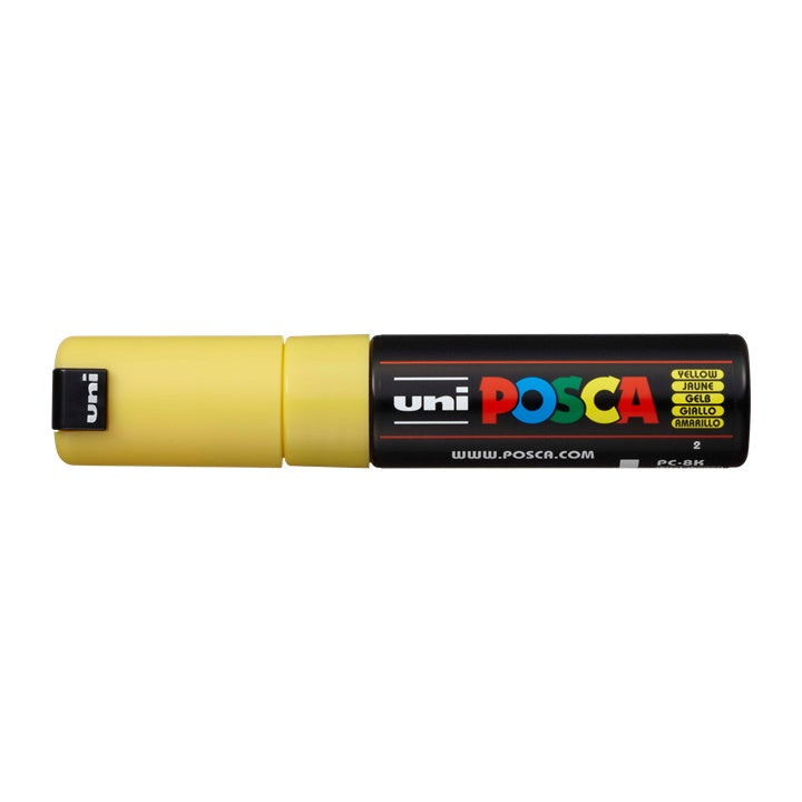 UNI POSCA Marker PC-8K mit 8 mm Keilspitze in verschiedenen Farben | ARTMIE