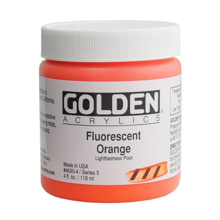 Vernice acrilica fluorescente GOLDEN Heavy Body | Vari colori