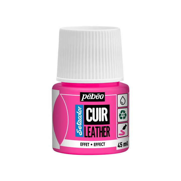 Vernice per pelle Pebeo Setacolor effect 45 ml | colori diversi