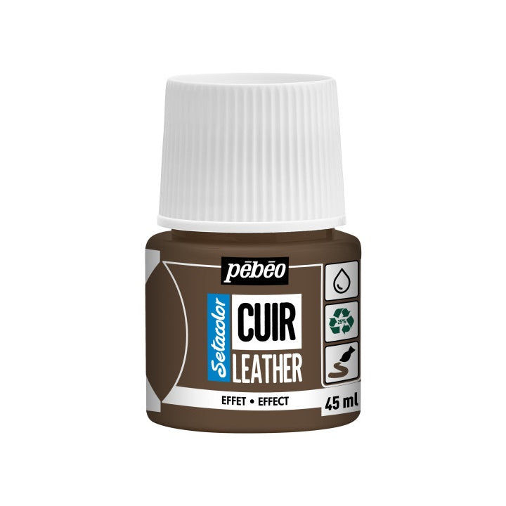 Vernice per pelle Pebeo Setacolor effect 45 ml | colori diversi