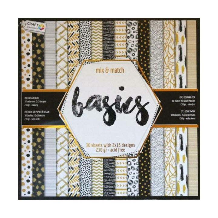 Papier na scrapbooking Craft Sensations 30.5x30.5 cm - 30 listov | rôzne dizajny — obrázok 1