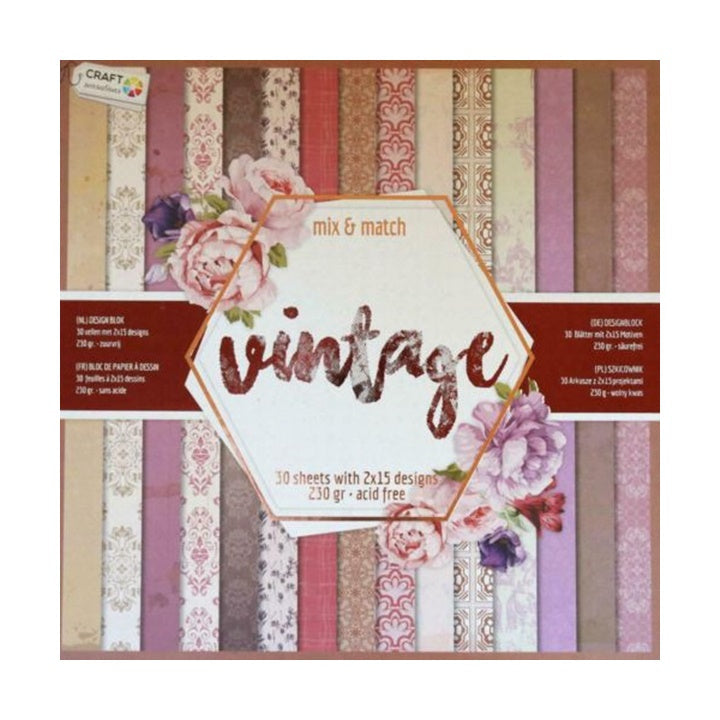 Papier na scrapbooking Craft Sensations 30.5x30.5 cm - 30 listov | rôzne dizajny — obrázok 2