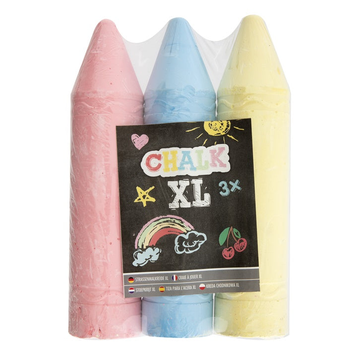 XL Straßenmalkreide 3er-Set | verschiedene Farben — Bild 3
