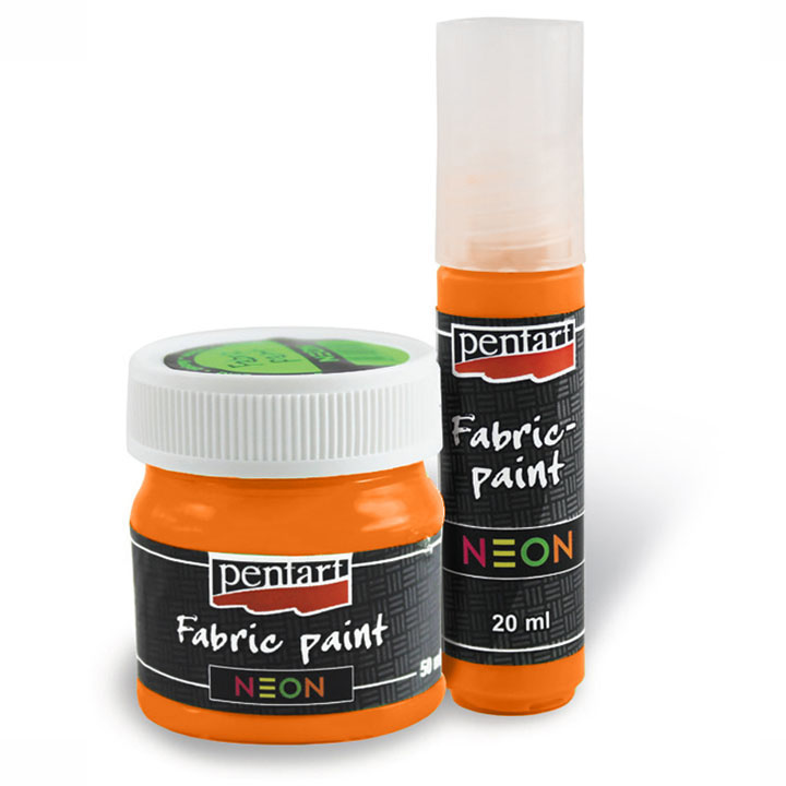 Farba na textil NEON 20 ml  | rôzne farby — obrázok 3